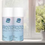 Glass Frosted Spray Paint Translucent 32oz, Frosted Glass Paint for Windows Privacy Frosting for Home Bathroom Door Kitchen and Office Window Frosting, Peep-Proof & UV Blocking Anti-Glare 2pack