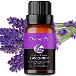 Elemensis Naturals Lavender Essential Oil for Sleep, Hair Growth, Skin Care, 100% Pure, Natural and Undiluted lavender oil - 15ml