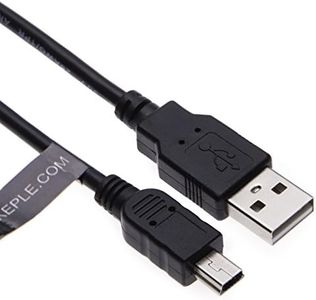 Mini USB Cable Cargador Compatible con Canon Digital de la IXUS 60, IXUS 65, IXUS 70, IXUS 700, IXUS 75, IXUS 750, IXUS 80 IS, IXUS 800 IS, IXUS 82 IS, IXUS 85 IS, IXUS 850 IS, IXUS 860 IS (0,8m)