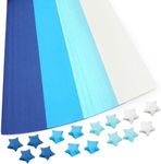 shypeg Origami Stars Papers 540 Sheets Double Sided Origami Stars Paper Solid Lucky Star Origami Strips for Make Wishing Stars DIY Hand Art Crafts Supplies Lucky Star Decoration (4 Color)