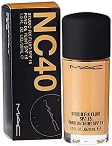 MAC Studio Fix Fluid SPF15 Foundation, #NC40, 30 ml