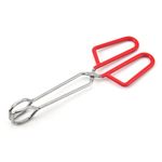 Extra Long Scissor Tongs, BBQ Grill Tongs for Kitchen and Outdoor Grilling Scissor Metal Food Tong, Stainless Steel Best Cooking Accessories for Fireplace Camp Fire (1)