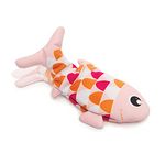 Catit Groovy Fish - Motion Activated Dancing Fish, Flipping Fish Cat Toy, Pink, All Breed Sizes