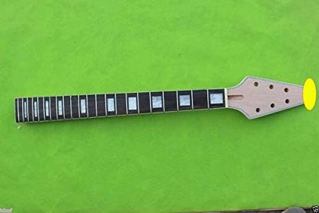 Yinfente Guitar Neck 22 fret 24.75 inch Electric Guitar Rosewood Guitar Fretboard Binding Headstock Block Inlay