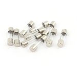 sourcingmap 10Pcs 250V 3.15A Quick Fast Blow Glass Fuses Tubes 5mm x 20mm