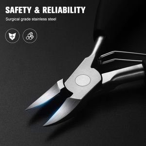 BEZOX Precision Toenail Clippers – Professional Large Grooming Tool for Thick or Ingrown Nails