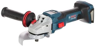 Bosch Professional BITURBO GWS 18V-15 SC cordless angle grinder (125 mm disc diameter, adjustable speed levels, excl. rechargeable batteries, in L-BOXX 136)