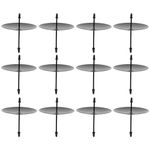 Cabilock Tapered Candlestick Holders 12pcs DIY Candle Fixing Holder Pillar Candle Plate Metal Candle Fixator Iron Taper Candle Holder Tealight Stand for Home Candle Stand Holder