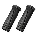 Popuppe 2PCS Bike Grips Short Mini Bicycle Handlebar Grips Fit Many Standard Bikes, 90MM Length Mountain Bike Grip Shift Bicycle Grips