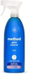 Method Glass Cleaner Spray, Window And Stainless Steel Glass Spray, Fresh And Vibrant Mint Scent Fragrance, Pack of 1, 828 ml