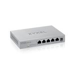 Zyxel 5-Port 100M/1G/2.5G Ethernet (RJ-45) Multi-Gigabit Unmanaged Switch | Plug and Play | Fanless Quiet | Desktop and Wall Mount | Auto MDI/MDIXSupport | Gaming (MG-105)