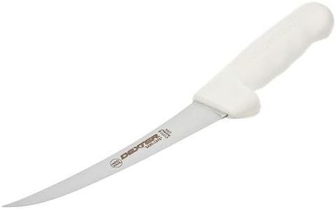 Dexter-Russell Sani-Safe Flexible Curved Boning Knife, 15 cm, White