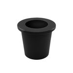 GHAMYEE 1 Piece Patio Table Umbrella Hole Ring Patio Umbrella Cone Umbrella Wedge Plug Umbrella Stabilizer Sleeve for 2 to 2.5 Inch Patio Table Hole and 1.5 Inch Pool Umbrella Pole Adapter (Black)