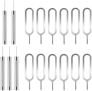 Lmyzcbzl Strumento Rimozione della Scheda SIM, 17 PCS Perno di Espulsione Vassoio di Carte SIM, Strumenti per la Rimozione del Vassoio della Carta SIM