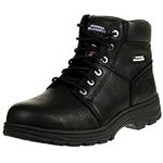 Skechers Men's Workshire Classic Boots, Black Embossed Leather, 8 UK