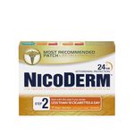 Nicoderm Step 2 Clear Patches, Quit Smoking and Smoking Cessation Aid, 14 mg of Nicotine/Day, 7 Count