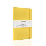 myPAPERCLIP Executive Series Notebook, A5 (148 x 210mm, 5.83 x 8.27 in.) Checks, ESX192A5-C Yellow, a5, Checks