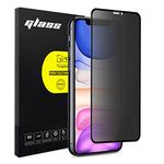 Keegud Matte Privacy Glass Screen Protector for iPhone 11 Pro Max/XS Max Tempered Glass [Anti Spy] [Anti Glare] [Anti Fingerprints] 9H Film Silky Smooth for iPhone Games 6.5 Inch