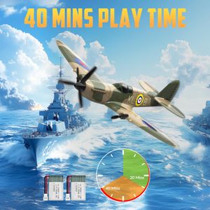 HAWK'S WORK 3-Channel RC Spitfire Airplane – Remote Control Model