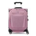 Travelpro Maxlite 5 Softside Expandable Carry on Suitcase with 4 Spinner Wheels, Lightweight Suitcase, Men and Women, International, Orchid Pink Purple, Carry on 49x39x20 cm