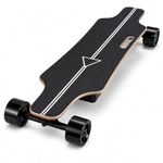 Electric Longboard with Remote – Lightweight 3.8 kg Board, 300W Single Hub Motor, 7-Ply Maple Deck, Urban Commuter Skateboard 8km