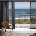 Graywind Manual Vertical Blinds Blackout, Privacy Blinds Free Wand or Cord Control Reversible, Vertical Blinds for Windows Complete Track Slats Set for Patio Sliding Glass Door, Dark Grey