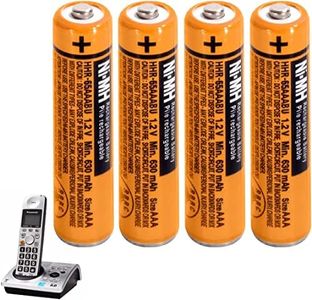 NI-MH AAA Rechargeable Battery 1.2V 630mah 4-Pack AAA rechargeable Batteries for Panasonic BT Gigaset Cordless Phones