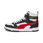 Puma Unisex Adults Rbd Game Sneakers, Puma White-High Risk Red-Puma Black-Puma Team Gold, 9 UK