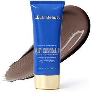 Body Makeup Waterproof No Transfer for Arms Tattoos Scars Coverage 06 Deep