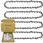 4 Pack 8 Inch Chainsaw Chain 3/8" L