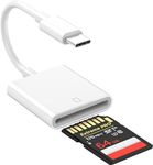 USB C SD Card Reader, USB C to SD Card Reader for iPhone15 and Above, USB-C Memroy Card Reader USB C to SD Card Adapter for Mac/iPhone/iPad/Samsung Galaxy S22/21/20/10, Google Pixel, Camera and More