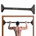 Adipro Doorway Pull Up Bar – Adjustable Chinup Bar for Home Gym, Kids & Adults – Extra Long Rod for Pullups, Pushup, Hanging, Wall Mounted Exercise & Body Building Equipment to Increase Height & Strength (70-100 CM, Black)