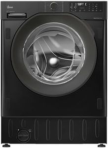 Hoover H-WASH&DRY 400 Integrated Washer Dryer, 9kg Wash + 6kg Dry, 1600 RPM, A Rated Wash, D Rated Combined, Speed Drive Inverter Motor, hOn App, Black and Anthracite, 60x53x82 cm - BH4S696M6DR9B-80