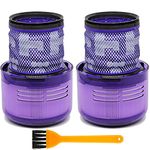 Filters Replacement for Dyson V11 Cordless Vacuum Cleaner, V11 Torque Drive Animal Complete Extra, V15 Detect and SV14, Replace Part #970013-02 Washable and Reusable Hepa Filter