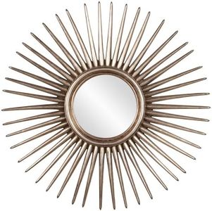 Howard Elliott 84004 Cascade Starburst Mirror, Silver Leaf