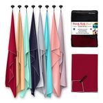 Snug Rug Microfibre Beach Towel Extra Large XL 200 x 90cm – Super Absorbent Quick Drying Lightweight Sand Proof Beach Towels Jester Red