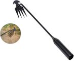 Weed Puller Tool,30cm/12inch Weeding Artifact Uprooting Weeding Tool,4 Teeths Dual Purpose Manual Weeders Tool, Multifunctional Hand Weeder Tools for Garden.