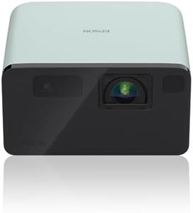 Epson EF-21G Mini Smart 3LCD Projector, Full HD, 1000 Lumens, 150 Inch Display with HDR, Google TV, Dolby Atmos Sound, Gaming & Home Cinema Laser Projector - Smoke Ice Green