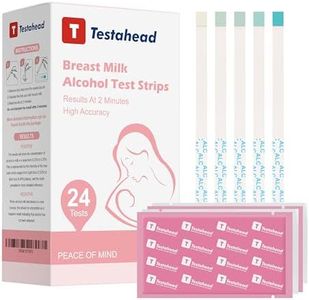 T TESTAHEAD Breast Milk Test Strips, Quick & Accurate Test Strips for Breastmilk at Home, Results in 2 Minutes, 24 Pack