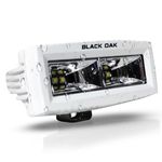 Black Oak Marine Spreader Light Scene Beam for Deck, Cockpit, Bow - IP69K Rating Wide Marine Led Light Spreader – 40W 120 Degree Throw and 3,120 Raw Lumens (4-Inch, White)
