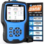 ANCEL BM700 Battery Registration Tool, Fits for BMW Mini, Full System OBD2 Diagnostic Scan Tool, CBS SRS EPB SAS BMS EGS DPF Airbag Reset, Car Engine Code Reader Scanner, Injector Coding, Oil Reset