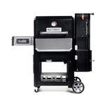 Masterbuilt MB20042221 Gravity Series 800 Outdoor Digital Charcoal Barbecue Griddle + Grill + Smoker, Portable, Built-in Thermometer Gauge in Black