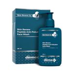 The Derma Co. X Dr.V Skin Renew Peptide Anti-Pollution Face Wash With Peptides & Niacinamide-100Ml| 0.5% Salicylic Acid | Exfoliation|Gentle & Deep Cleansing