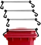 IMPRESA Trash Can Locks for Animals - 3 Pack, Keeps Outdoor Bins Secure from Wildlife & Raccoon Proof