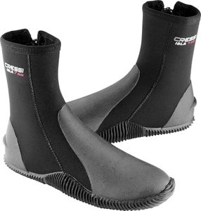Cressi Unisex Isla 7mm Diving Boots, Black/Black, US Man 13 US Lady 14