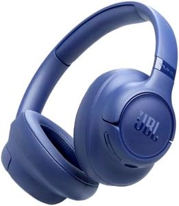 JBL Tune 730BT, JBL Pure Bass Sound, Customize Your Sound with The JBL Headphones App, 2 beamforming mics for Perfect Calls, Blue