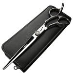 6/7-inch Professional Hair Clipper Set, Stainless Steel Hair Clippers, Exclusive for Hairdressers. (7-in Cutting Scissors)