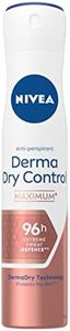 NIVEA Derma Control 96 h Déodorant spray (1 x 200 ml), Détranspirant contre la transpiration excessive, l’humidité et les odeurs, cliniquement approuvé, Déodorant femme à la formule brevetée