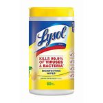 Lysol Disinfecting Surface Wipes, Citrus, 80 Wipes, Disinfectant, Cleaning, Sanitizing