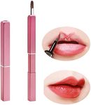 Professional Lip Brush Applicators, Exquisite Retractable Lipstick Brushes for Women, Portable Lipstick Gloss Makeup Brush Tool for Girls (Pink)